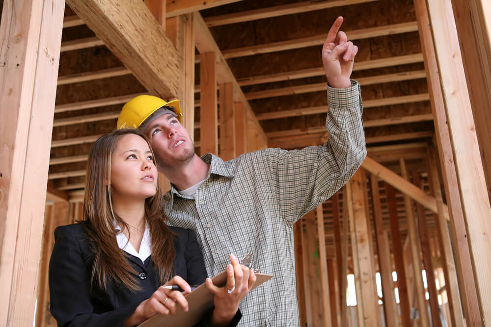 Home Builder With Female Customer